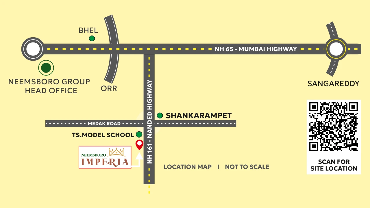 neemsboro imperia dtcp rera approved open plots on Nanded highway at Shankarampet