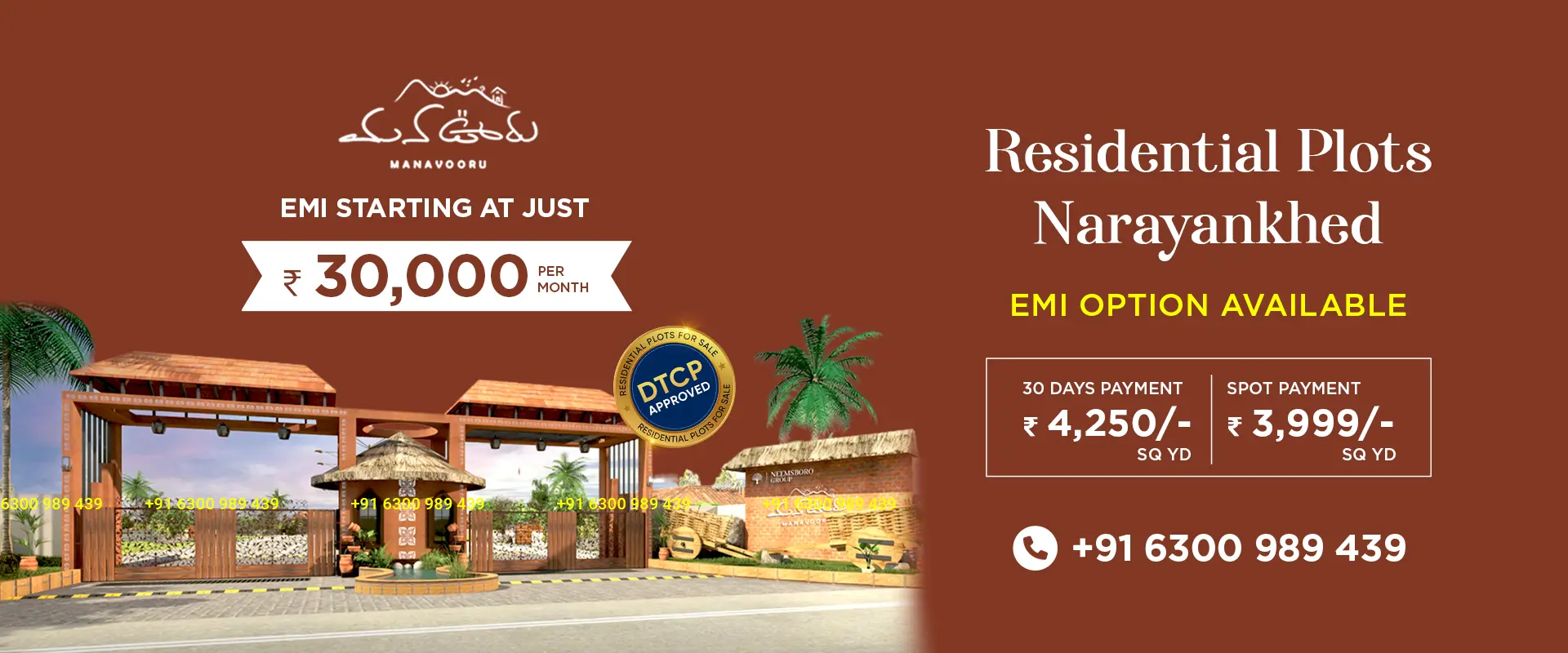 Manavooru by Neemsboro Group - A DTCP Approved Open Plots Venture at Narayankhed, Hyderabad