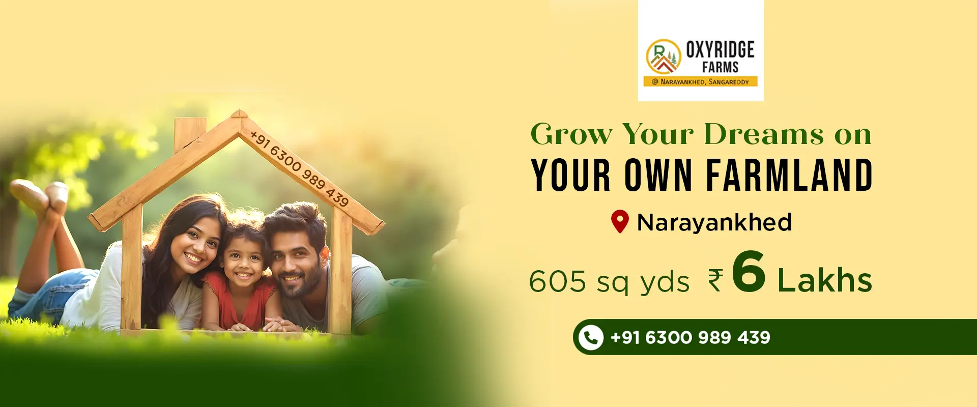 Oxyridge Farms by Neemsboro Narayankhed - A 300 Acres Sandalwood Farm Plots Venture at Narayankhed, Sangareddy. A Perfect Opportunity for a Profitable Investment.