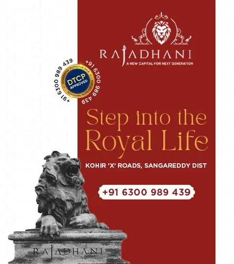 Neemsboro Rajadhani DTCP RERA Approved Residential Plots Kohir 'X' Roads, Mumbai Highway